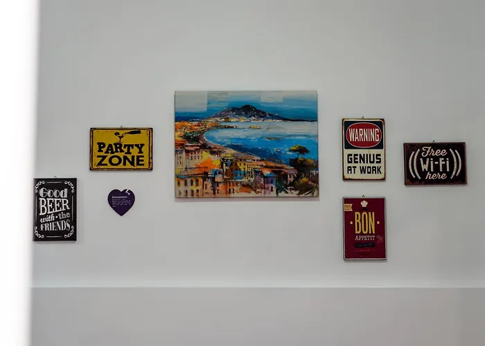 아파트 Murales In Bed Spagnoli 나폴리