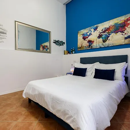 Murales In Bed Spagnoli Lägenhet *